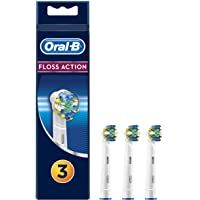 Oral-B FlossAction - Cabezal de Recambio- Set de 3 Recambios para Cepillo de Dientes Recargable- Limpieza Diente por…